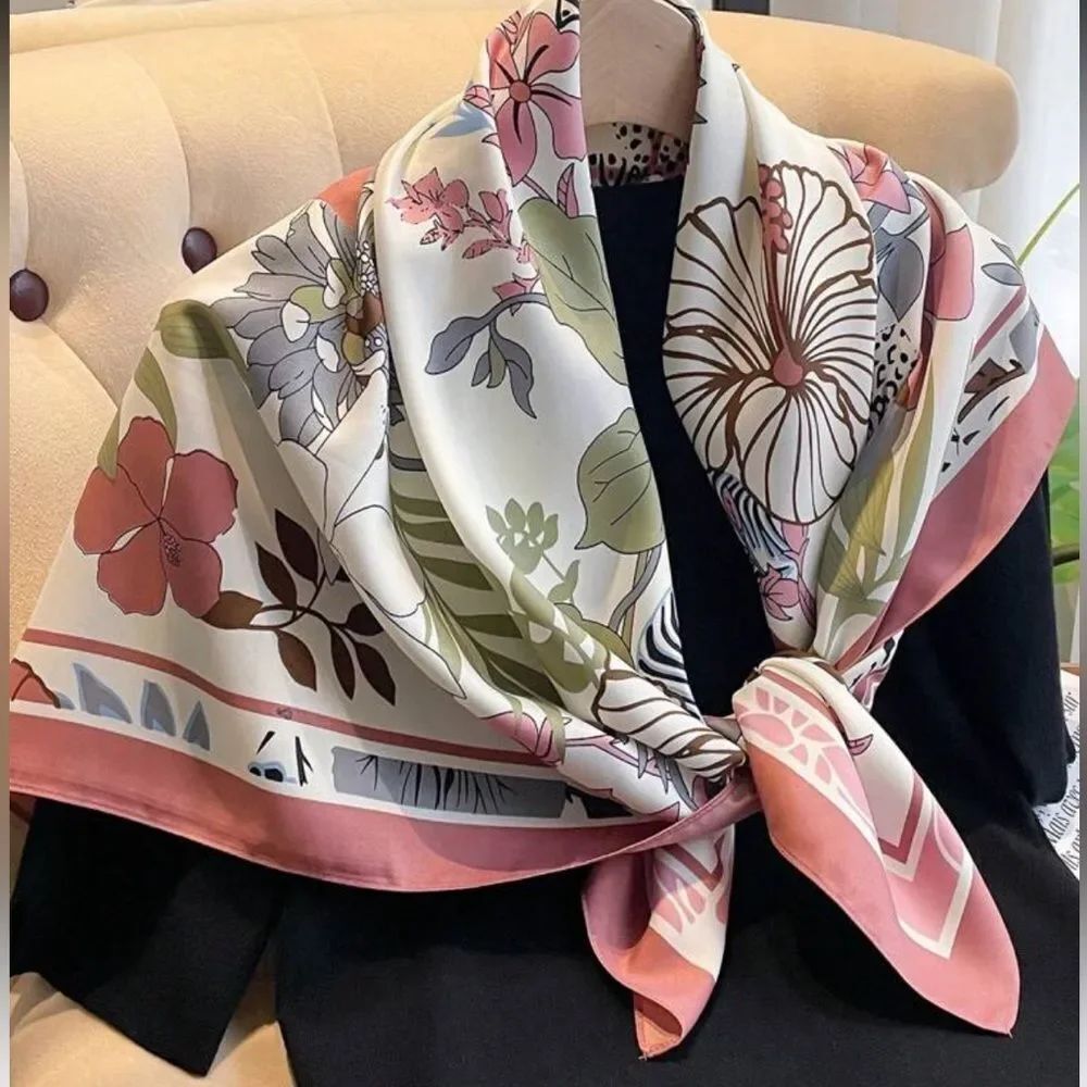 Floral boho Scarf N1357